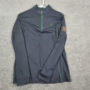 Romfh Pullover Womens Medium Navy Chill Factor Quarter Zip Equestrian Riding‎